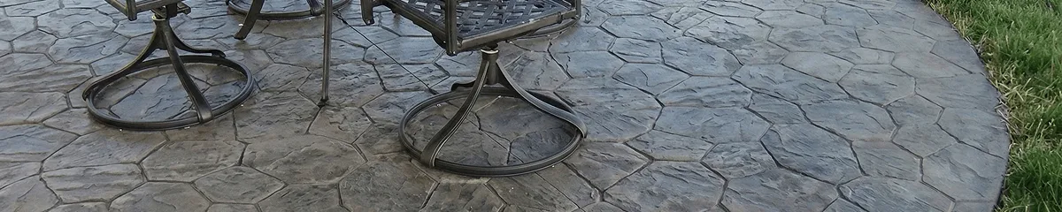 Garden relaxation area with professionally installed stone flooring in Orlando FL